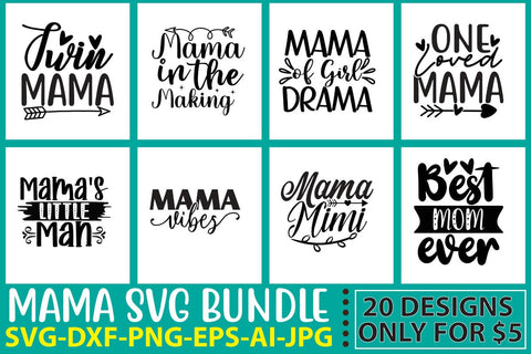 MAMA-SVG-BUNDLE SVG Syaman 
