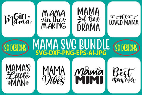 Mama SVG Bundle SVG Syaman 
