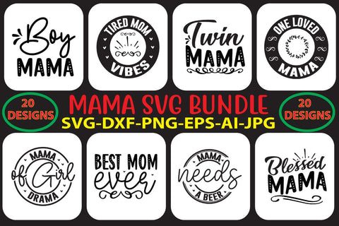 MAMA-SVG-BUNDLE SVG Syaman 