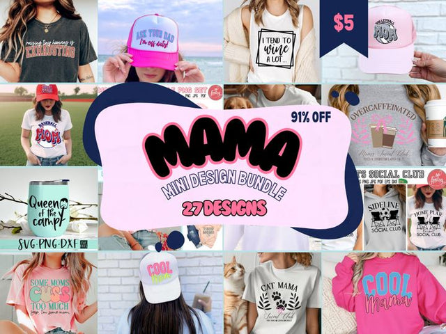 Mama SVG Mini Bundle Bundle So Fontsy Design Shop 