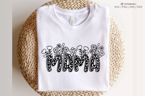 Mama Svg, Mom Svg, Mother's Day Svg, Flowers Svg, Floral Svg SVG Artinrhythm shop 