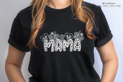 Mama Svg, Mom Svg, Mother's Day Svg, Flowers Svg, Floral Svg SVG Artinrhythm shop 