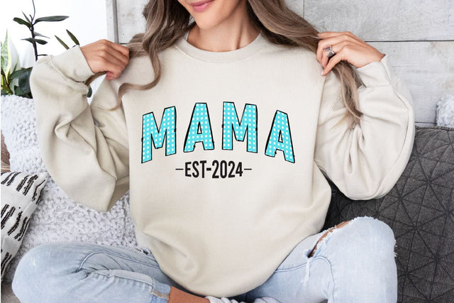 Mama Sweatshirt, Mum Birthday Gift, Mum Christmas Gift,Personalised Mum, Mothers Day Gift, New Mum Gifts, Mum To Be Jumpe SVG BB Type Studios 