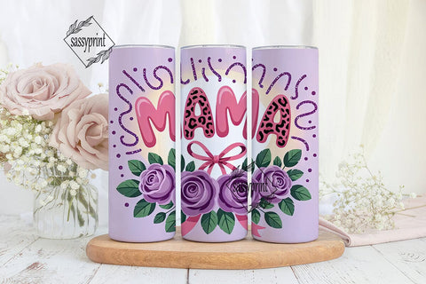 Mama Tumbler Wrap 20oz Design Sublimation sassyprint 