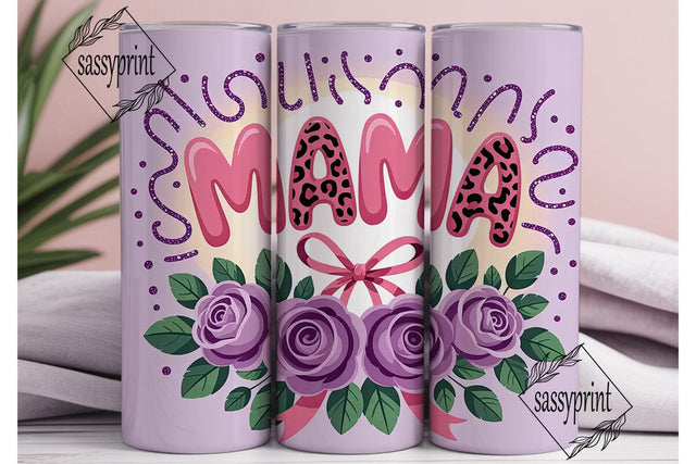 Mama Tumbler Wrap 20oz Design Sublimation sassyprint 