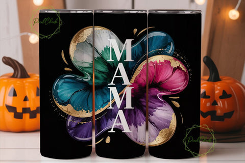 Mama Tumbler Wrap PNG Sublimation PixelChick 