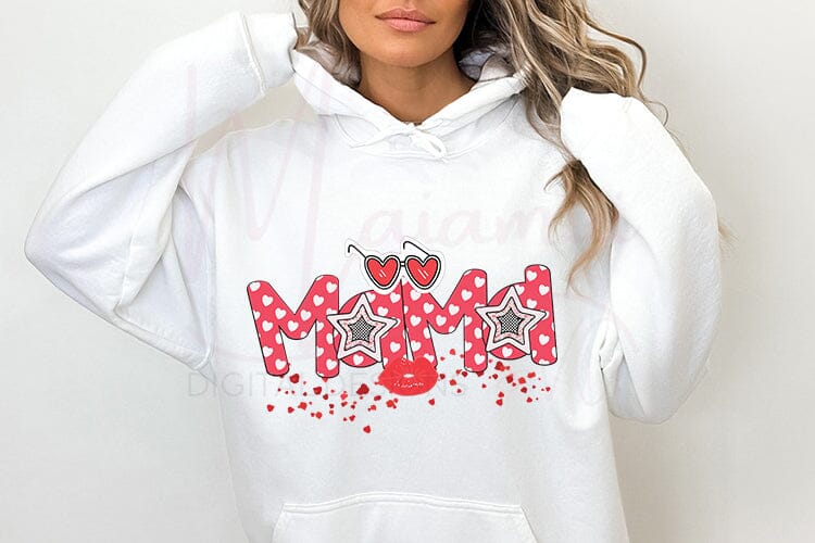 Mama Valentine SVG | Valentine’s Day Design for Moms | Love Heart Cut File for Shirts, Gifts & Wall Decor SVG MaiamiiiSVG 