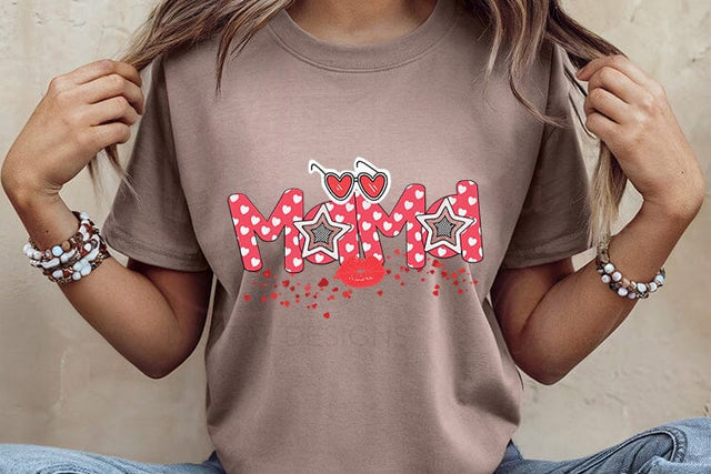 Mama Valentine SVG | Valentine’s Day Design for Moms | Love Heart Cut File for Shirts, Gifts & Wall Decor SVG MaiamiiiSVG 