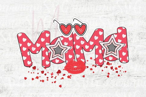 Mama Valentine SVG | Valentine’s Day Design for Moms | Love Heart Cut File for Shirts, Gifts & Wall Decor SVG MaiamiiiSVG 