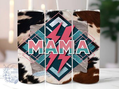 Mama Western 20oz Skinny Tumbler, Mothers Day Tumbler Png, Straight & Tapered Tumbler Wrap, Instant Digital Download Sublimation ToriDesigns 