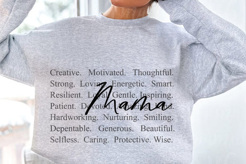 Mama Words Svg, Mother's Day Png SVG MaiamiiiSVG 