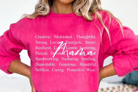 Mama Words Svg, Mother's Day Png SVG MaiamiiiSVG 