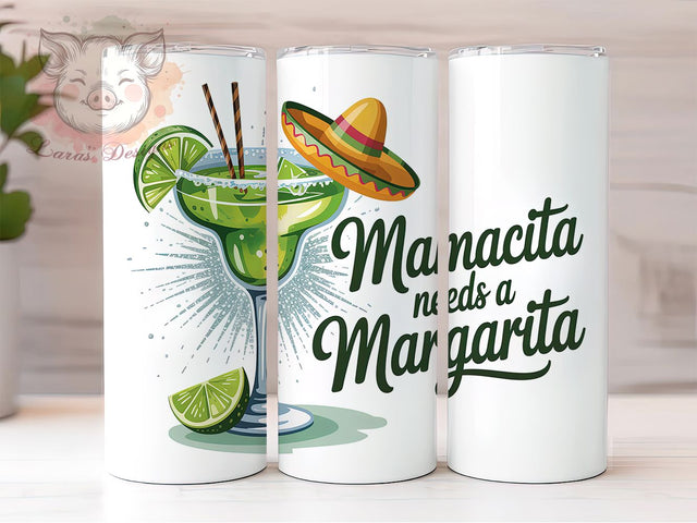 Mamacita Margarita Tumbler Wrap, Margarita Tumbler Wrap, 20oz Sublimation Design, Fun Mom Tumbler, Fiesta Cup Design, Tequila Lover Tumbler, Latina Mamacita Tumbler Sublimation Lara' s Designs 
