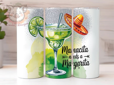 Mamacita Margarita Tumbler Wrap, Margarita Tumbler Wrap, 20oz Sublimation Design, Fun Mom Tumbler, Fiesta Cup Design, Tequila Lover Tumbler, Latina Mamacita Tumbler Sublimation Lara' s Designs 