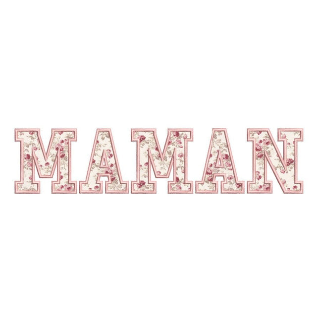 Maman Applique Embroidery Design, 4 sizes, Instant Download Embroidery/Applique DESIGNS Nino Nadaraia 