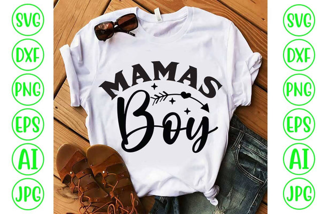 Mamas Boy SVG Cut File SVG Syaman 