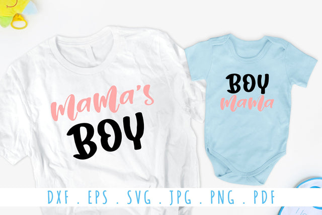 Mama's Boy SVG | Matching T-Shirt Design for Mama and Me SVG dapiyupi store 
