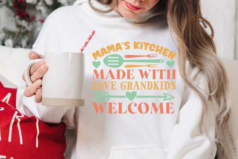 Mamas Kitchen Made With Love Grandkids Welcome SVG Angelina750 