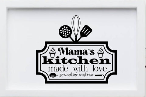 Mamas kitchen made with love grandkids welcome SVG Angelina750 