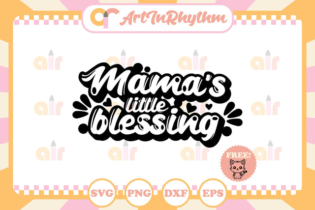 Mama's little blessing svg / New Year svg SVG Artinrhythm shop 