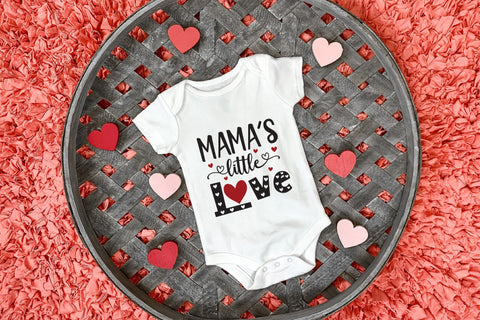 Mamas Little Love, Kids Valentine SVG SVG CraftLabSVG 