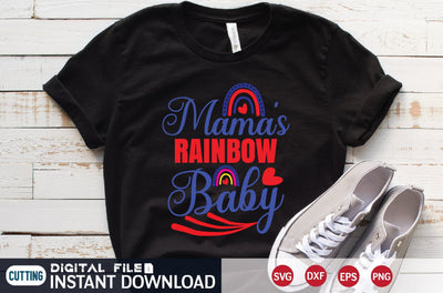 Mama's Rainbow Baby Svg SVG designer krishna 