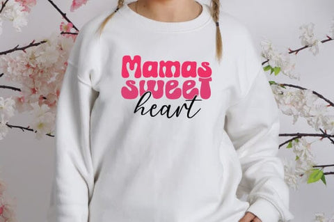 Mamas sweet heart retro svg design SVG sk.swapon Roy 