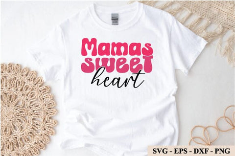 Mamas sweet heart retro svg design SVG sk.swapon Roy 