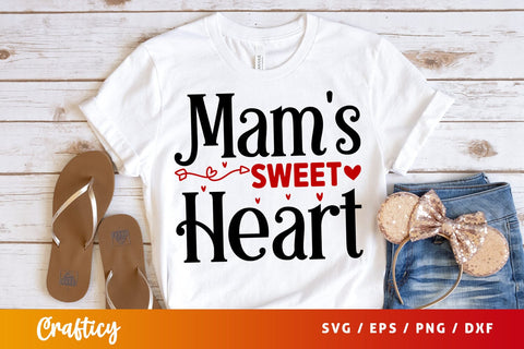 Mamas Sweet Heart SVG Design SVG Designangry 