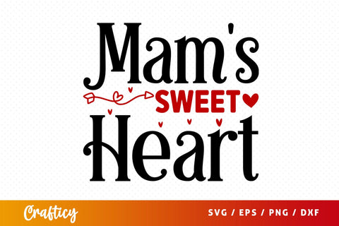 Mamas Sweet Heart SVG Design SVG Designangry 
