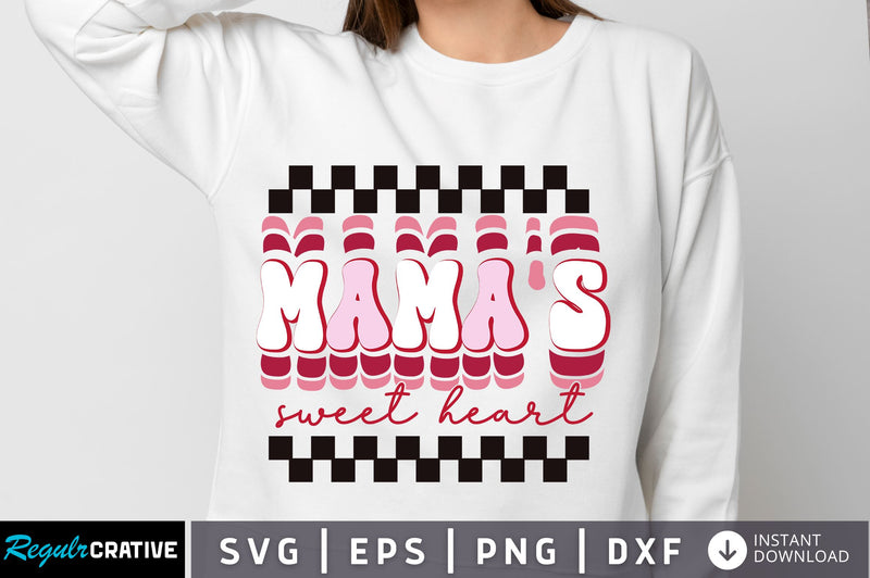 Mamas sweet heart svg Design SVG Regulrcrative 