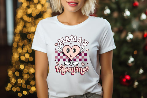 Mama's Valentine | Retro Valentines Sublimation Sublimation CraftLabSVG 