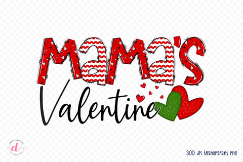 Mama's Valentine, Valentine's Day Sublimation Sublimation CraftLabSVG 