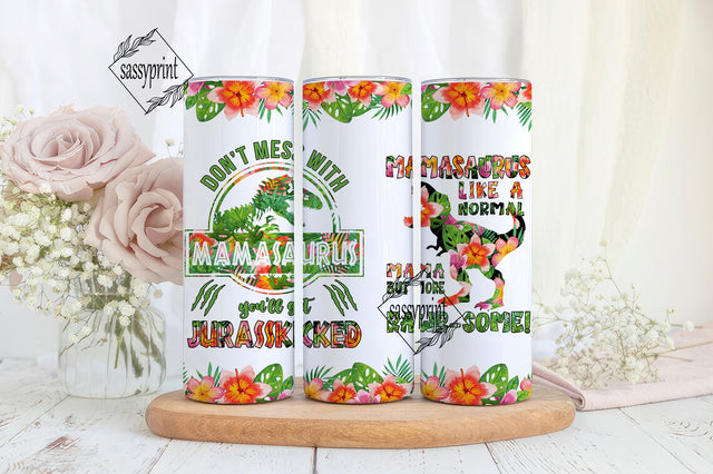 Mamasaurus Mom Tumbler Gifts from Son - Appreciation Gifts for Mothers from Daughter, Design Straight & Tapered Tumbler PNG, Digital Download Sublimation sassyprint 