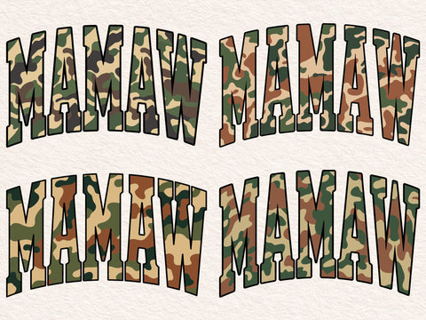 Mamaw Camo Print Sublimation PNG, Camouflage Mamaw Shirt Design, Grandma Shirt, Trendy Mamaw SVG DesignDestine 