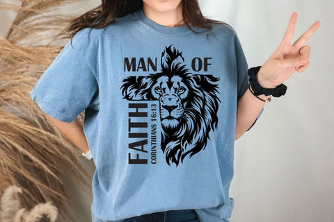 Man Of Faith Svg, Corinthians 16:13 Svg, Christian Svg SVG DesignDestine 