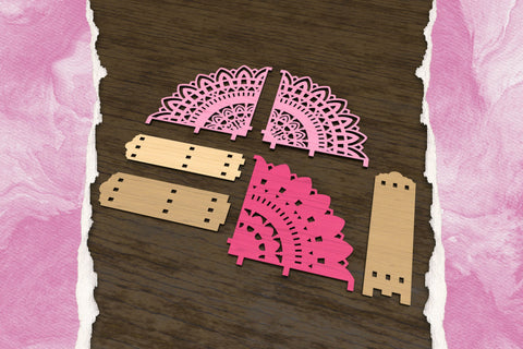 Mandala Book End SVG cut files for laser cutting SVG Angel on Empire 