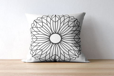 Mandala Single Line SVG SVG Ikonart Design Shop 