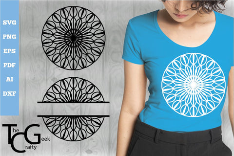 Mandala & Split Mandala SVG The Crafty Geek 