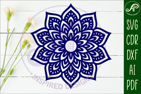Mandala wall sign, SVG circle sign SVG APInspireddesigns 