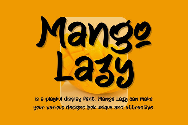 Mango Lazy Font Afandi Studio 