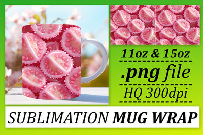 Mango Madness Mug Design: Juicy Fruit Patterns Sublimation afrosvg 