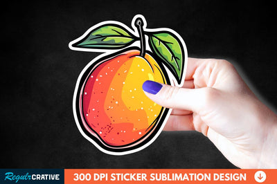 Mango Sticker Clipart Sublimation Regulrcrative 