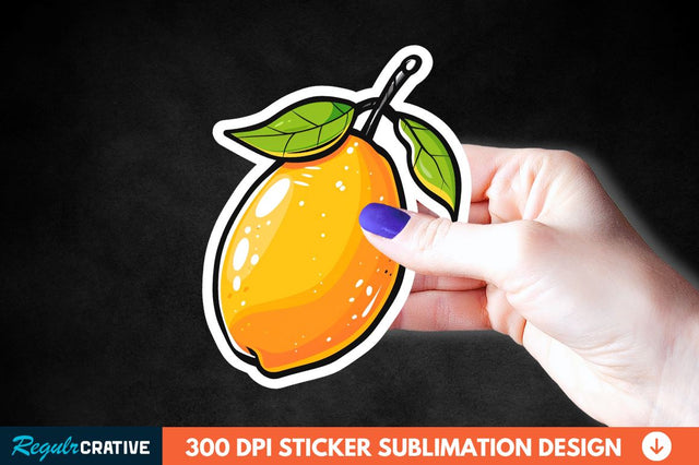 Mango Sticker Clipart Sublimation Regulrcrative 