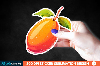Mango Sticker Clipart Sublimation Regulrcrative 