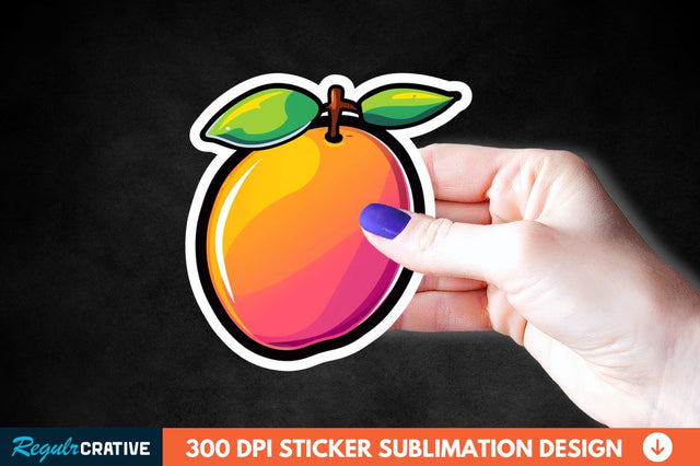Mango Sticker Clipart Sublimation Regulrcrative 