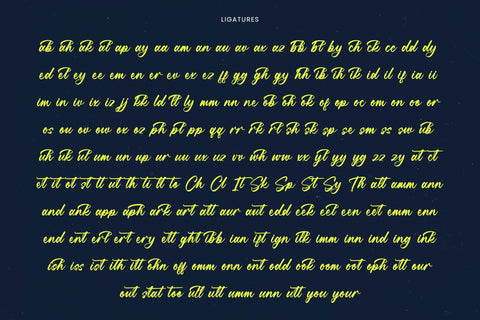 Manteca Backlif - Bold Calligraphy Font Font Letterena Studios 