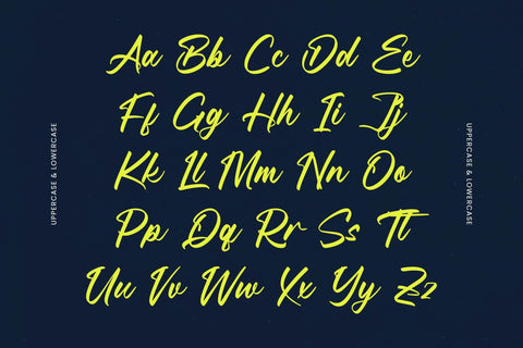 Manteca Backlif - Bold Calligraphy Font Font Letterena Studios 