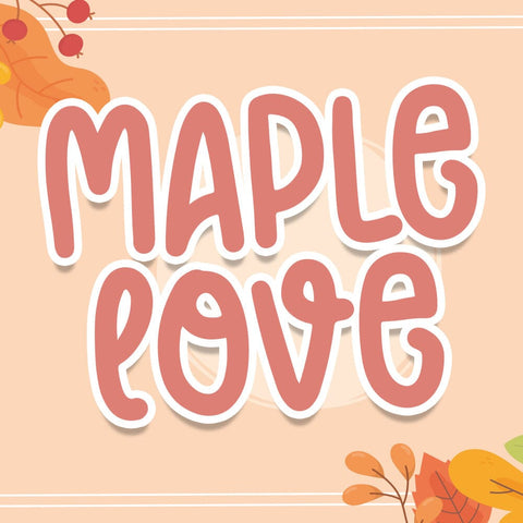 Maple Love Font Font Dm Letter Studio 