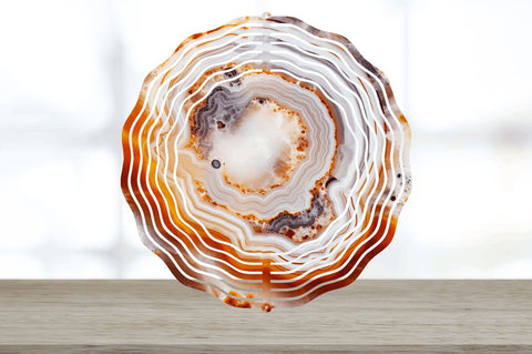 Marble Agate Wind Spinner Sublimation Regulrcrative 